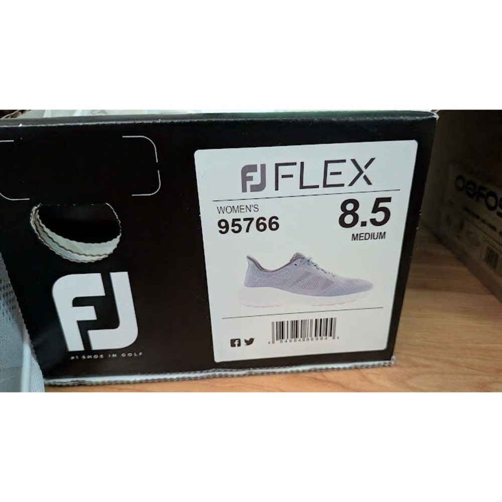 FootJoy FJ Flex Womens Gray Performance Mesh Sneaker Shoes Size 8.5 Medium 95766 - Picture 3 of 8
